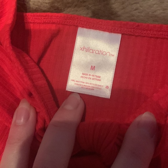 Red tie, front romper - Picture 3 of 3